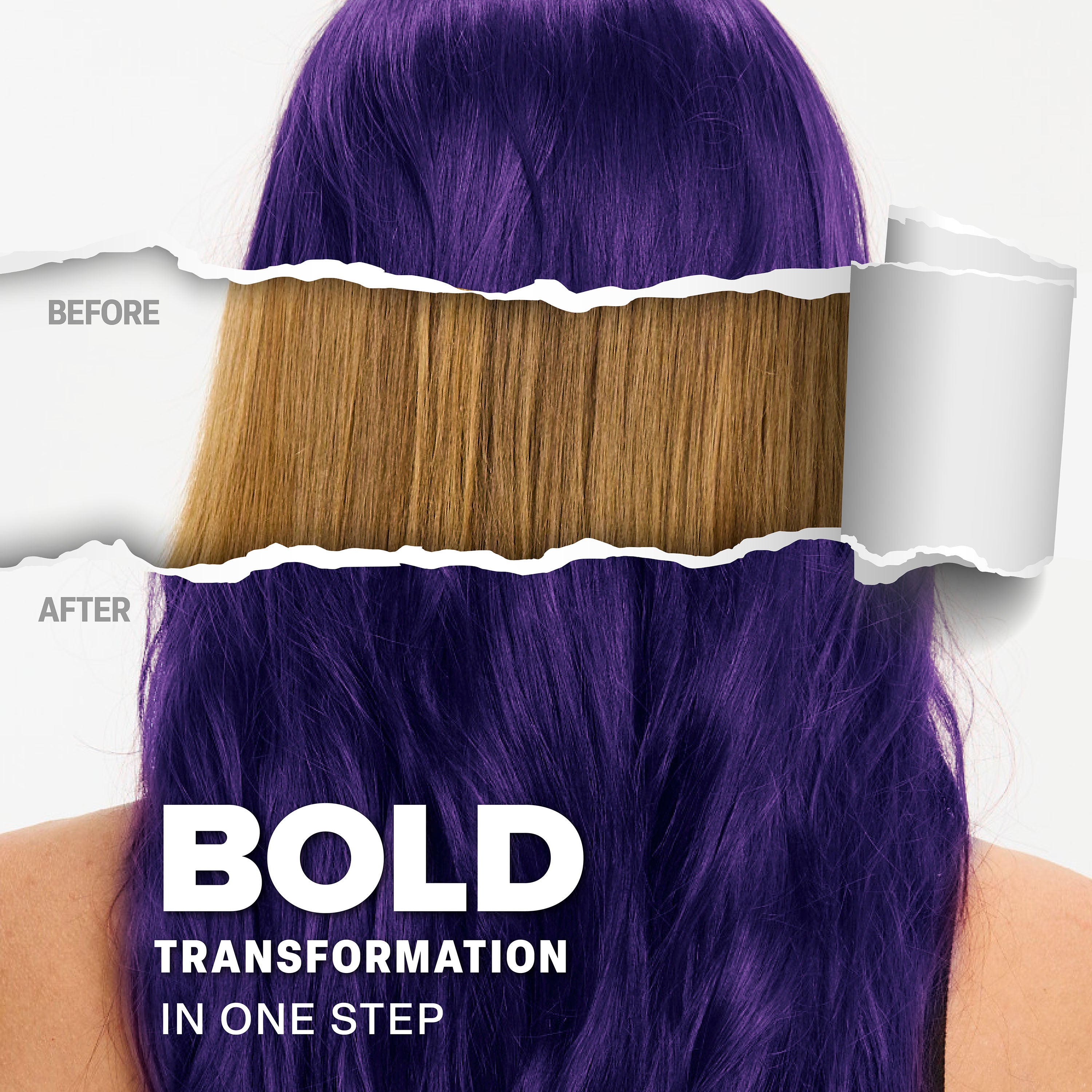 Midnight Tanzanite No Bleach Dark Purple Semi-Permanent Hair Dye Kit