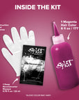 Kit de tinte capilar semipermanente Magenta medianoche sin blanqueador rosa