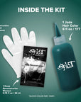 Midnight Jade No Bleach Green Semi-Permanent Hair Dye Kit