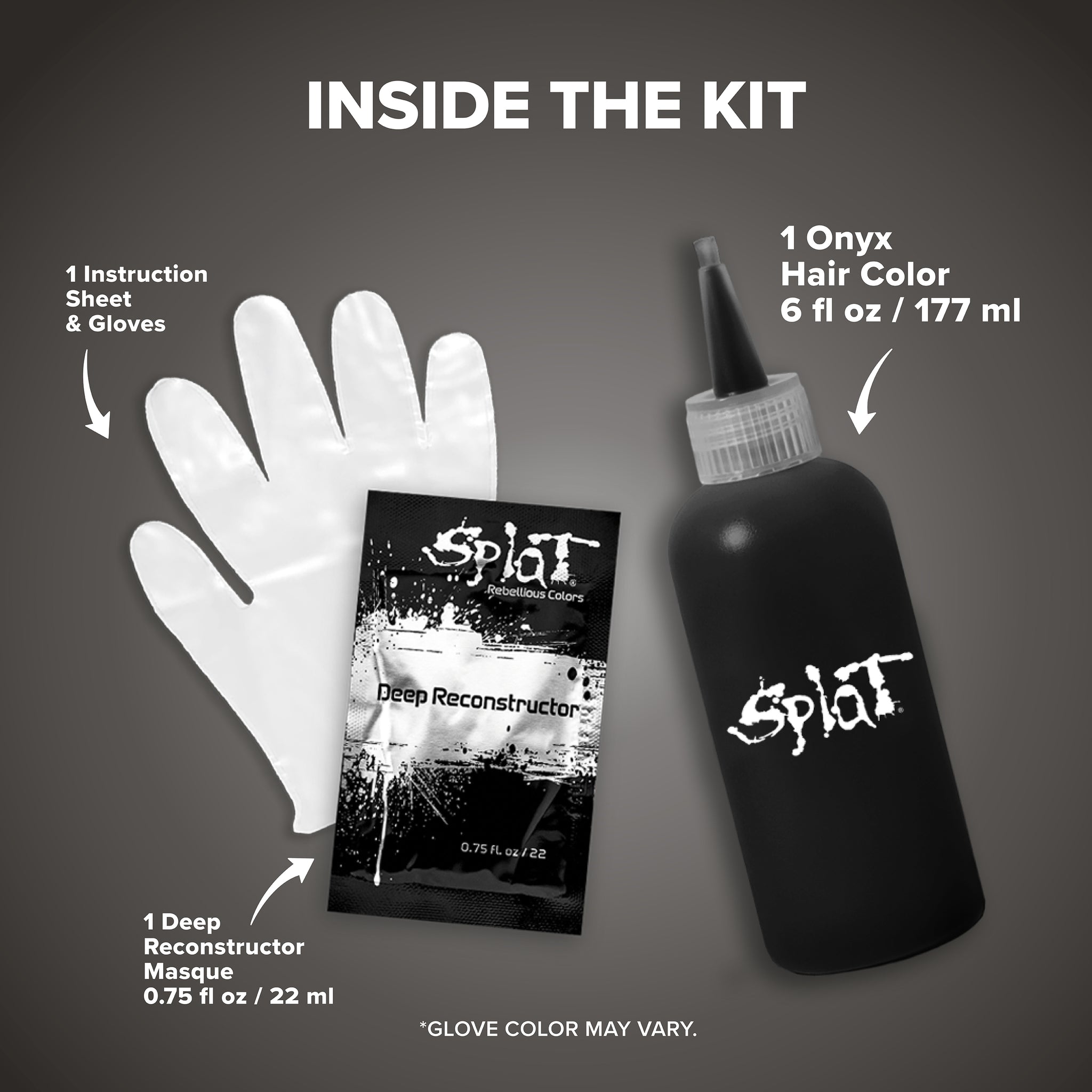 Midnight Onyx No Bleach Black Kit de tinte capilar semipermanente