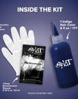 Midnight Indigo No Bleach Purple Semi-Permanent Hair Dye Kit