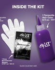 Midnight Tanzanite No Bleach Dark Purple Semi-Permanent Hair Dye Kit