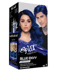 Blue Envy: Original Deep Blue Semi-Permanent Hair Dye Complete Kit with Bleach