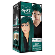 Deep Emerald: Original Emerald Green Semi-Permanent Hair Dye Complete Kit with Bleach