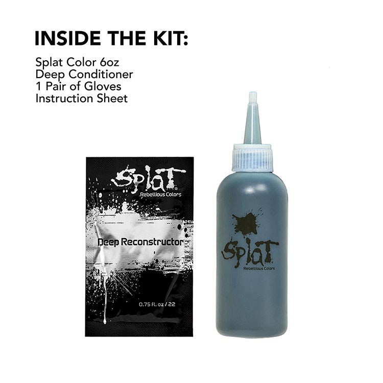 Midnight Azure No Bleach Blue Semi-Permanent Hair Dye Kit