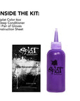 Midnight Violet No Bleach Violet Semi-Permanent Hair Dye Kit