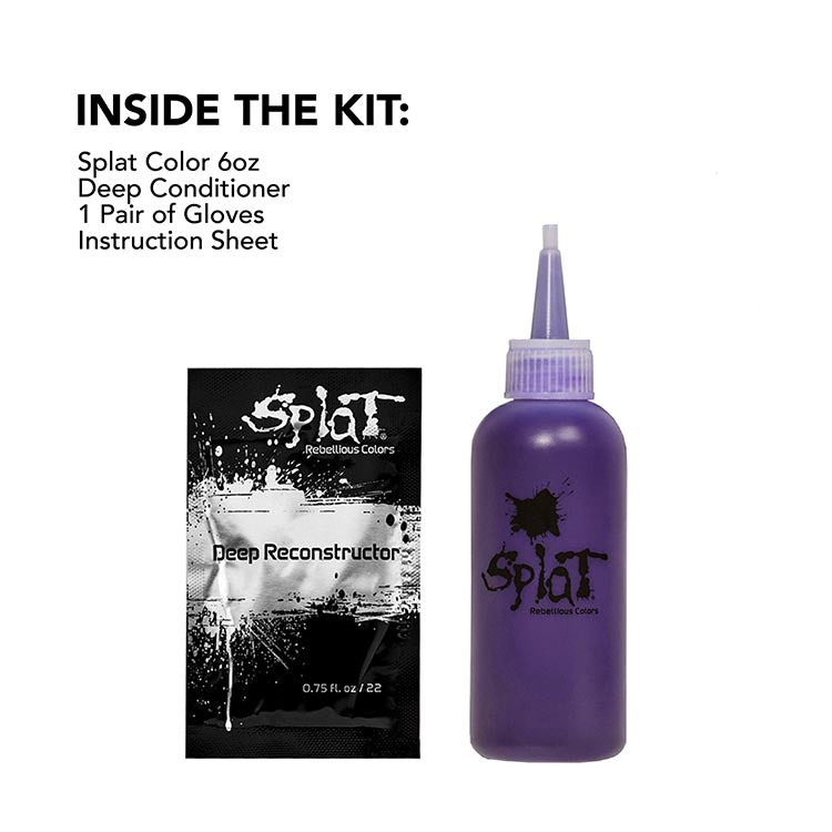 Midnight Amethyst No Bleach Purple Semi-Permanent Hair Dye Kit