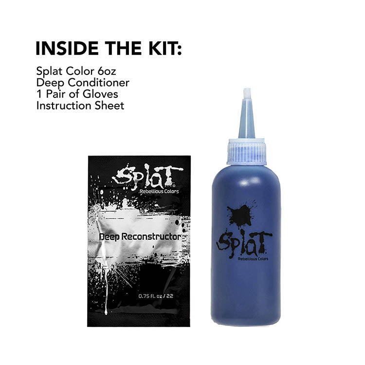 Midnight Indigo No Bleach Purple Semi-Permanent Hair Dye Kit