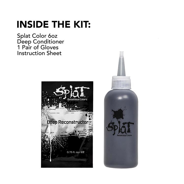 Midnight Onyx No Bleach Black Semi-Permanent Hair Dye Kit