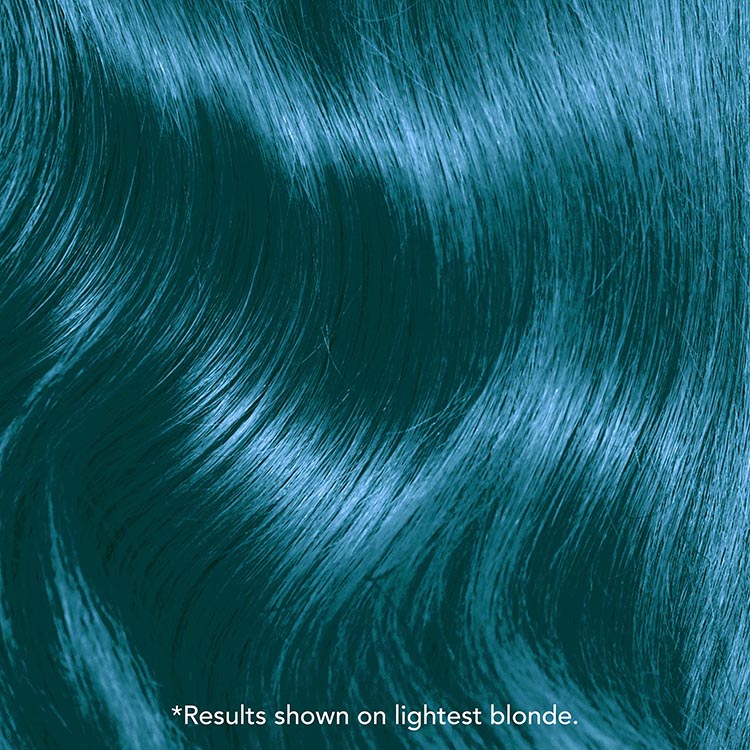 Pure Sapphire: Original Soft Blue Semi-Permanent Hair Dye Complete Kit with Bleach