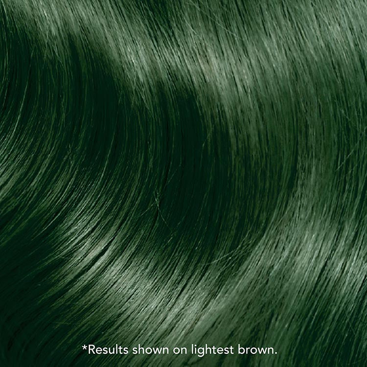 Midnight Jade No Bleach Green Semi-Permanent Hair Dye Kit