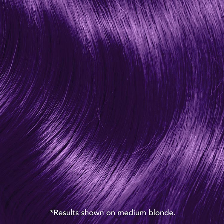 Midnight Violet No Bleach Violet Semi-Permanent Hair Dye Kit