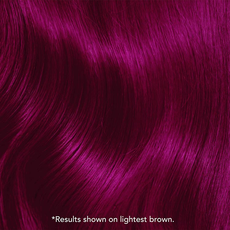 Midnight Magenta No Bleach Pink Semi-Permanent Hair Dye Kit