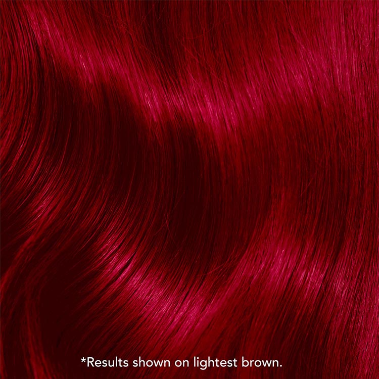 Midnight Ruby No Bleach Dark Red Semi-Permanent Hair Dye Kit