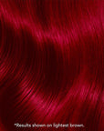 Midnight Ruby No Bleach Dark Red Semi-Permanent Hair Dye Kit