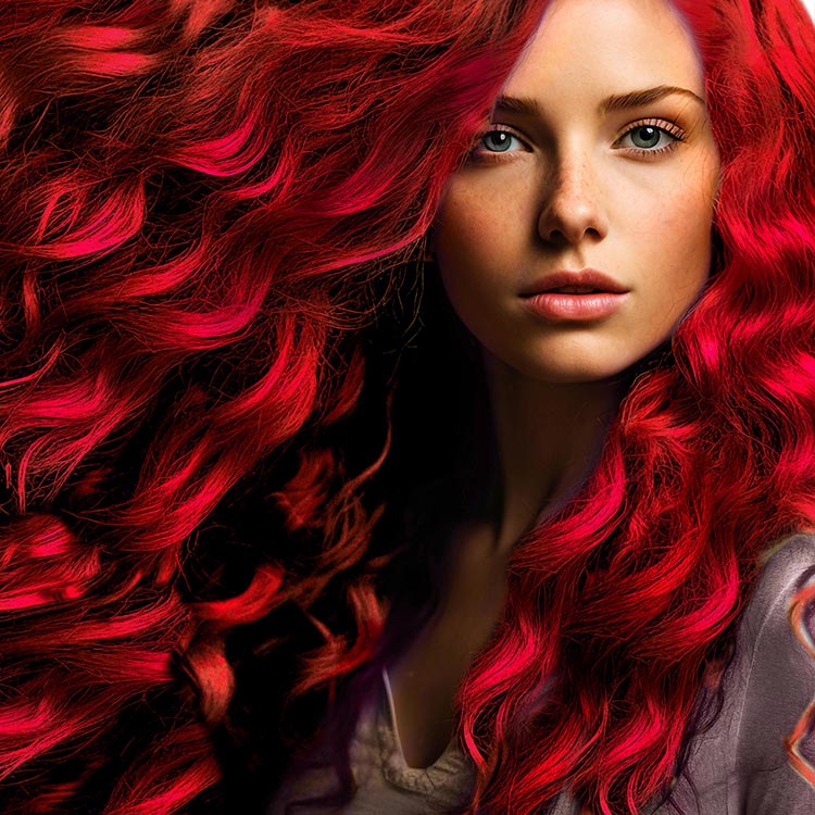 Midnight: Amber No Bleach Red Semi-Permanent Hair Dye Kit