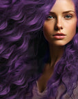 Midnight Violet No Bleach Violet Semi-Permanent Hair Dye Kit