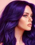 Purple Desire: Original Purple Semi-Permanent Hair Dye Complete Kit with Bleach