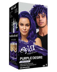 Purple Desire: Original Purple Semi-Permanent Hair Dye Complete Kit with Bleach