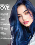 Naturals: Vegan Semi-Permanent Hair Dyes - Blue
