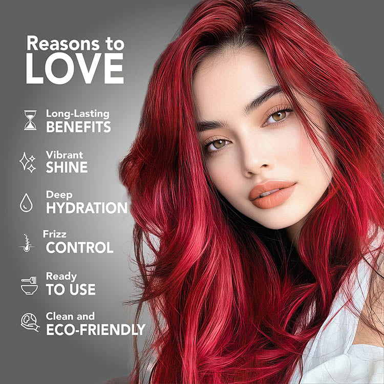 Naturals Vegan Hair Dye - Red | Splat Hair Color