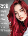 Naturals: Vegan Semi-Permanent Hair Dyes - Red