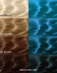 Pure Sapphire: Original Soft Blue Semi-Permanent Hair Dye Complete Kit with Bleach