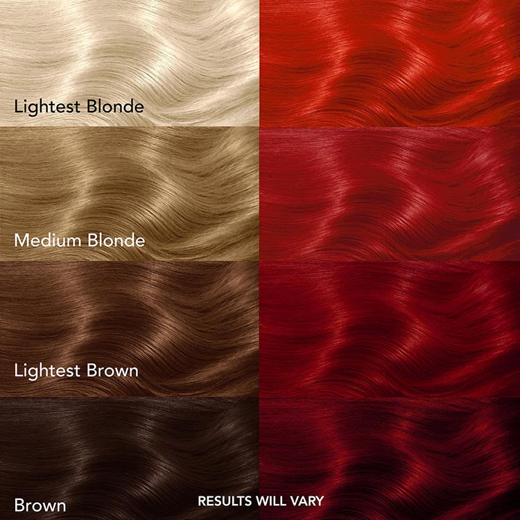Midnight: Amber No Bleach Red Semi-Permanent Hair Dye Kit