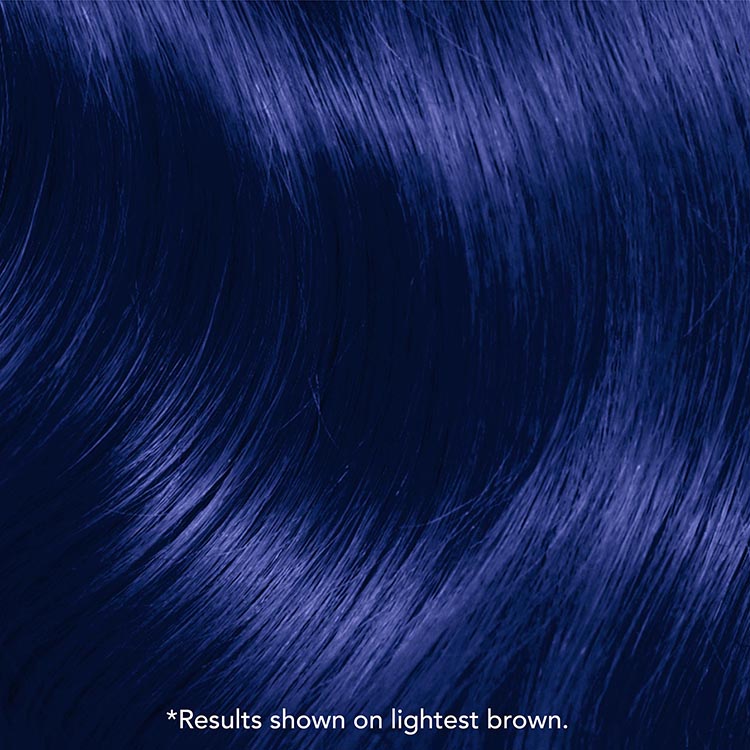 Blue Envy: Original Deep Blue Semi-Permanent Hair Dye Complete Kit with Bleach