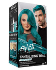 Tantalizing Teal: Original Teal Semi-Permanent Hair Dye Complete Kit with Bleach