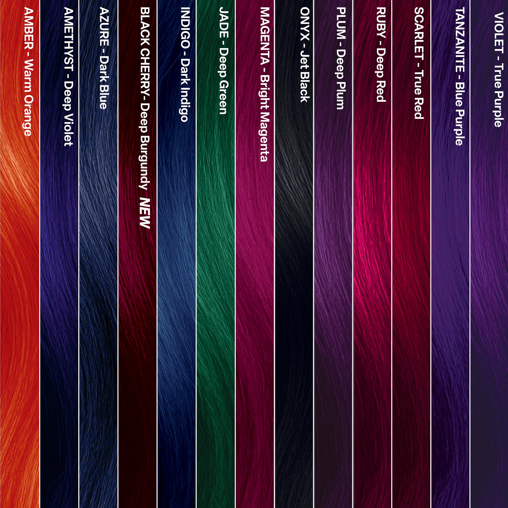 Midnight Indigo No Bleach Purple Kit de tinte capilar semipermanente