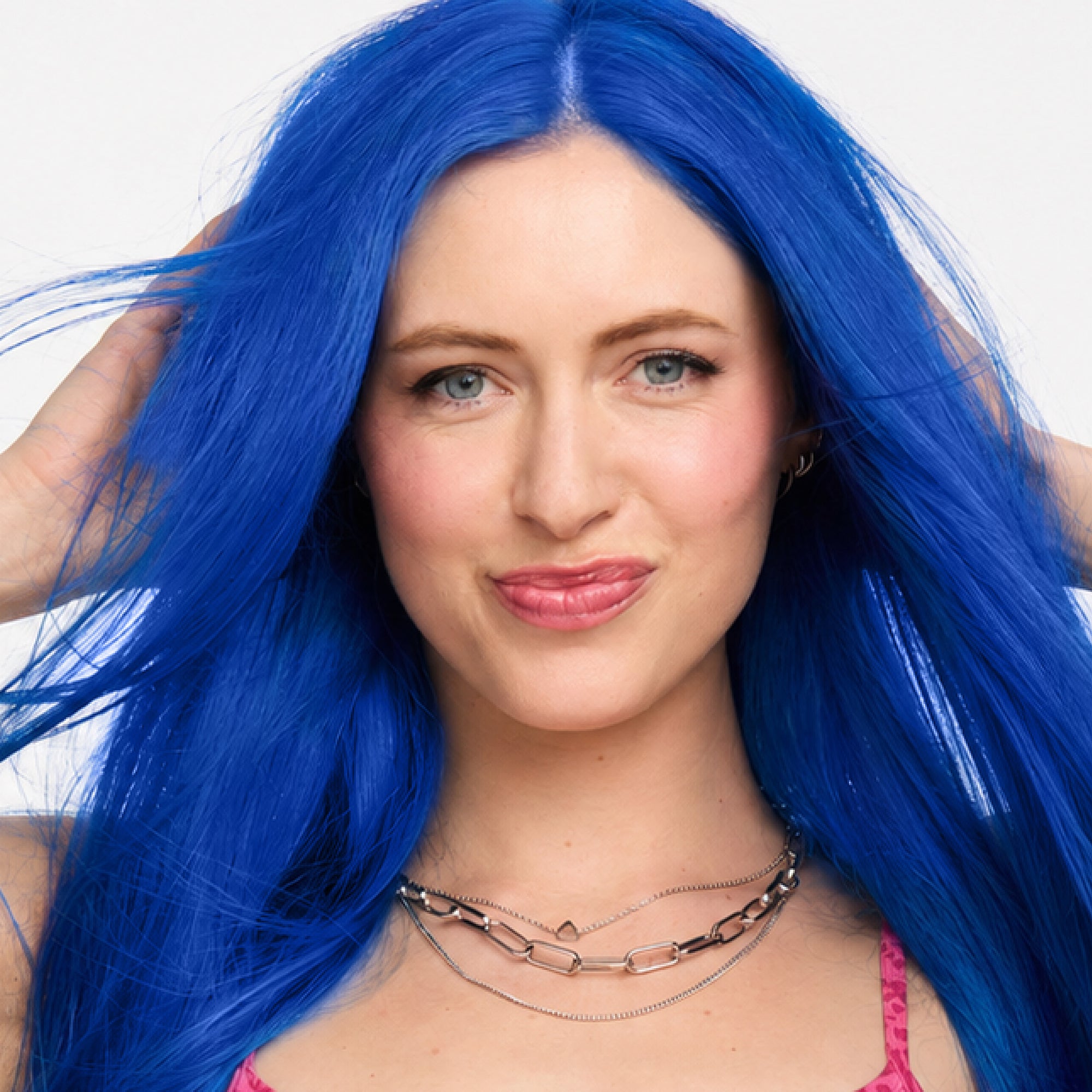 Blue Envy: Original Deep Blue Semi-Permanent Hair Dye Complete Kit with Bleach