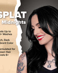 Midnight Onyx No Bleach Black Semi-Permanent Hair Dye Kit