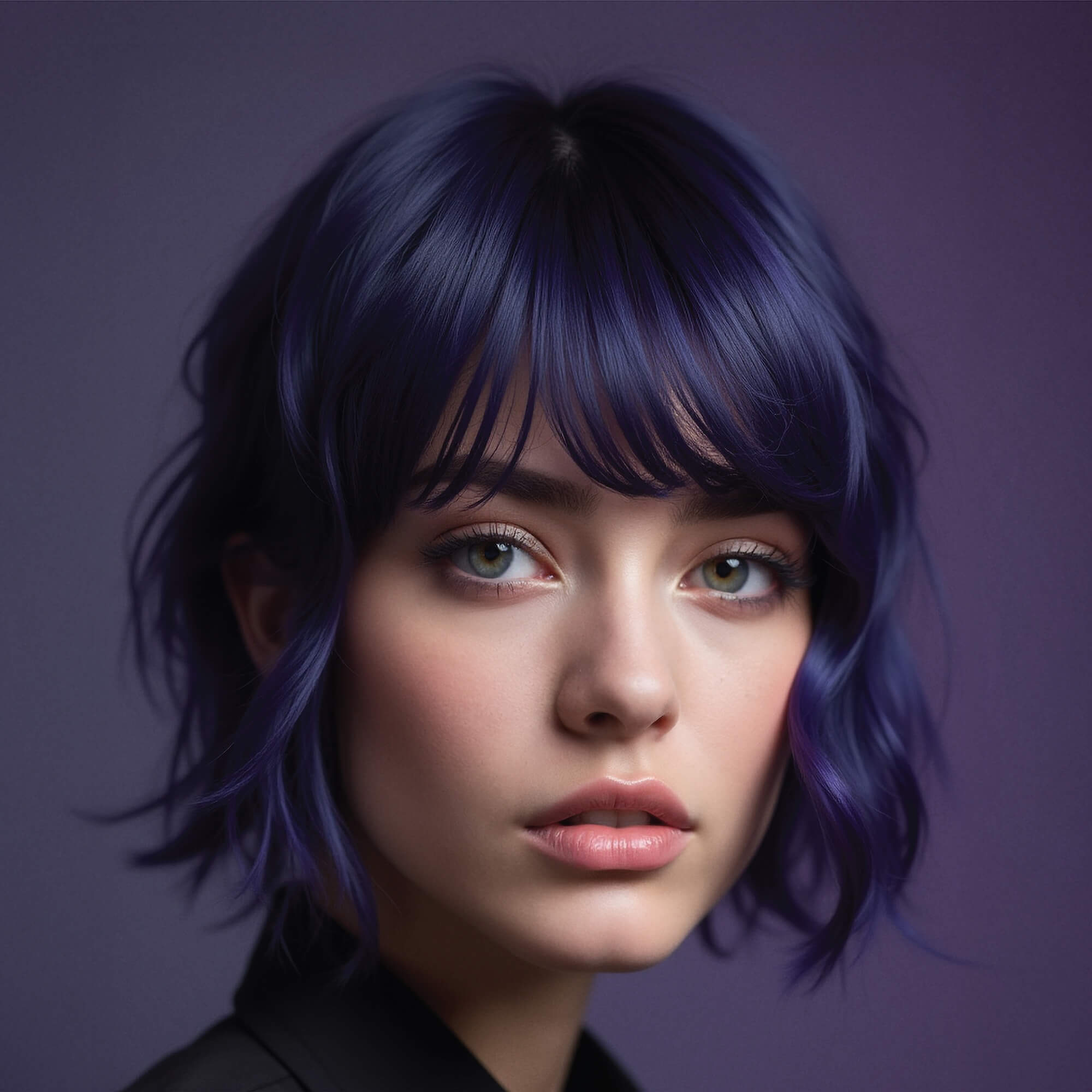 Midnight Amethyst No Bleach Purple Semi-Permanent Hair Dye Kit