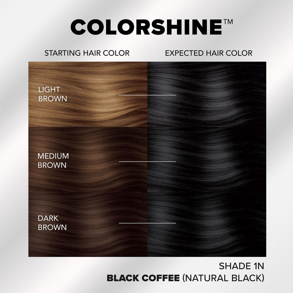 Splat ColorShine Demi-Permanent Hair Color: 1N Black Coffee