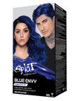 Blue Envy: Original Deep Blue Semi-Permanent Hair Dye Complete Kit with Bleach