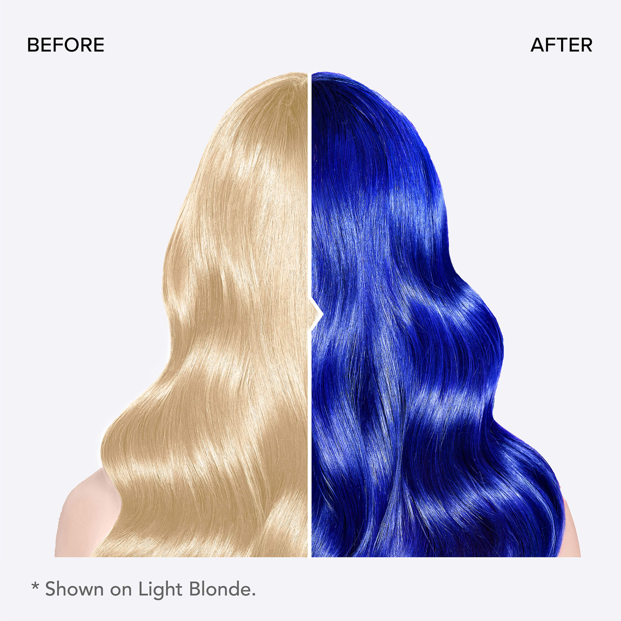 Kit completo original con decolorante y coloración semipermanente – Blue Envy