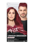 Crimson Obsession: Original Crimson Semi-Permanent Hair Dye Complete Kit with Bleach