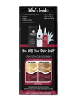 Crimson Obsession: Original Crimson Semi-Permanent Hair Dye Complete Kit with Bleach