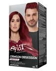 Crimson Obsession: Original Crimson Semi-Permanent Hair Dye Complete Kit with Bleach