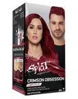 Crimson Obsession: Original Crimson Semi-Permanent Hair Dye Complete Kit with Bleach