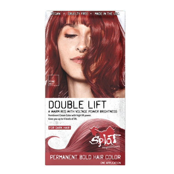 Iconic Red: Permanent Warm Red Hair Dye For Dark Hair