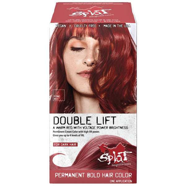 Iconic Red: Permanent Warm Red Hair Dye For Dark Hair