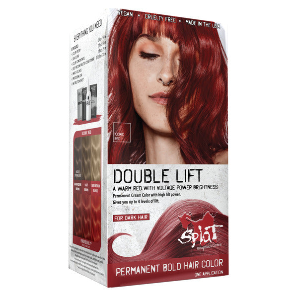 Iconic Red: Permanent Warm Red Hair Dye For Dark Hair