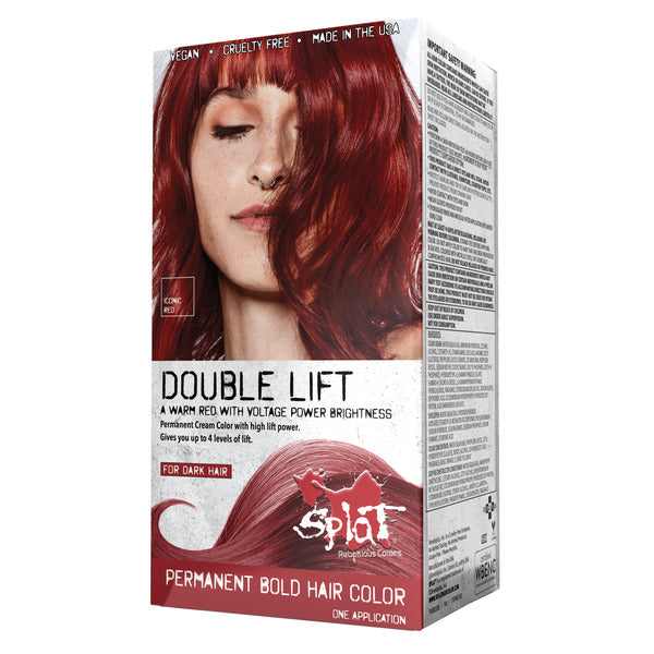 Iconic Red: Permanent Warm Red Hair Dye For Dark Hair