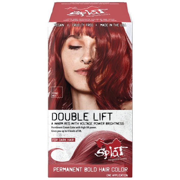 Iconic Red: Permanent Warm Red Hair Dye For Dark Hair