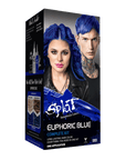 Euphoric Blue: Original Loud Blue Semi-Permanent Hair Dye Complete Kit with Bleach