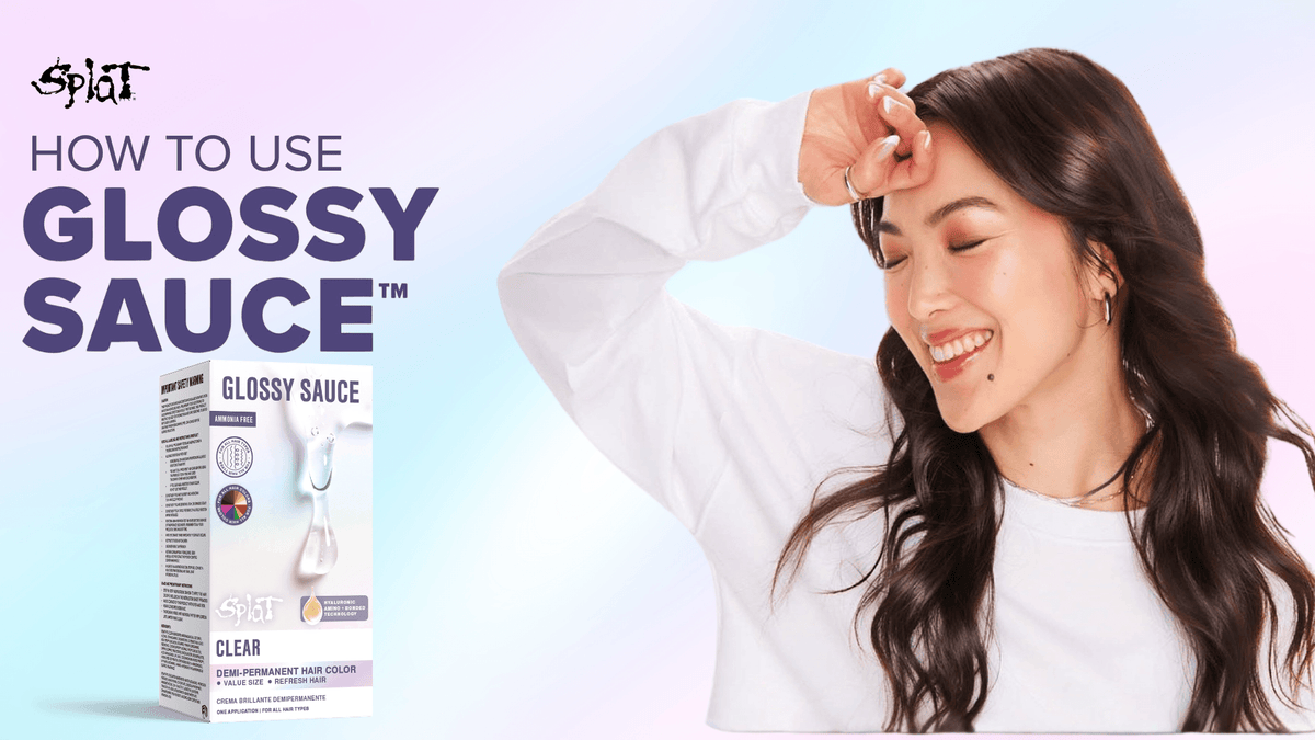Splat Glossy Sauce™ Demi-Permanent Clear Hair Gloss video thumbnail