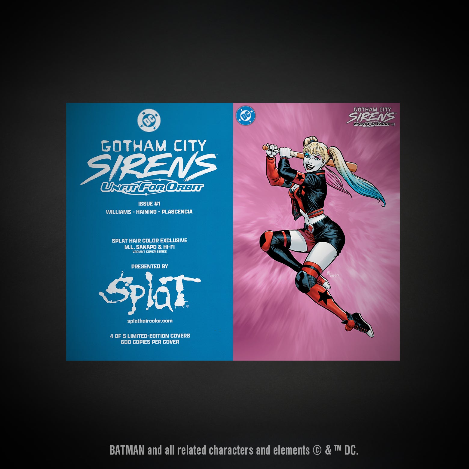 Harley Quinn Rebirth + Splat Limited Edition Collectible Kit