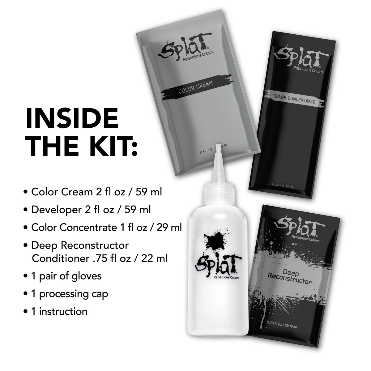 Iconic Red: Warm Red Hair Dye For Dark Hair | Splat Hair Color